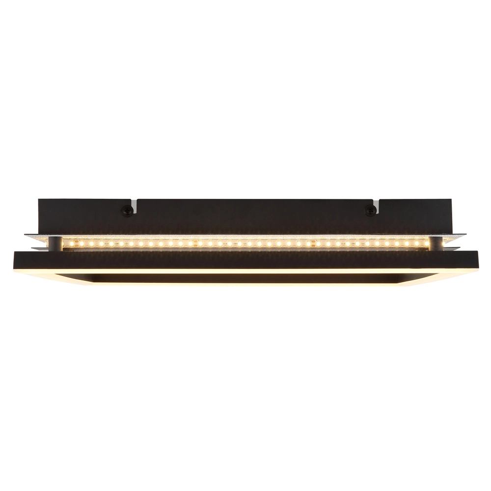 Square ceiling lamp Estrada Black Globo 9007371586714