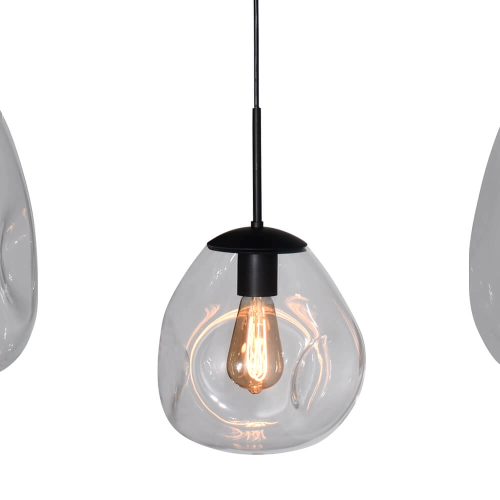 Hanging lamp Lava 4x clear glass Masterlight 8718121286136