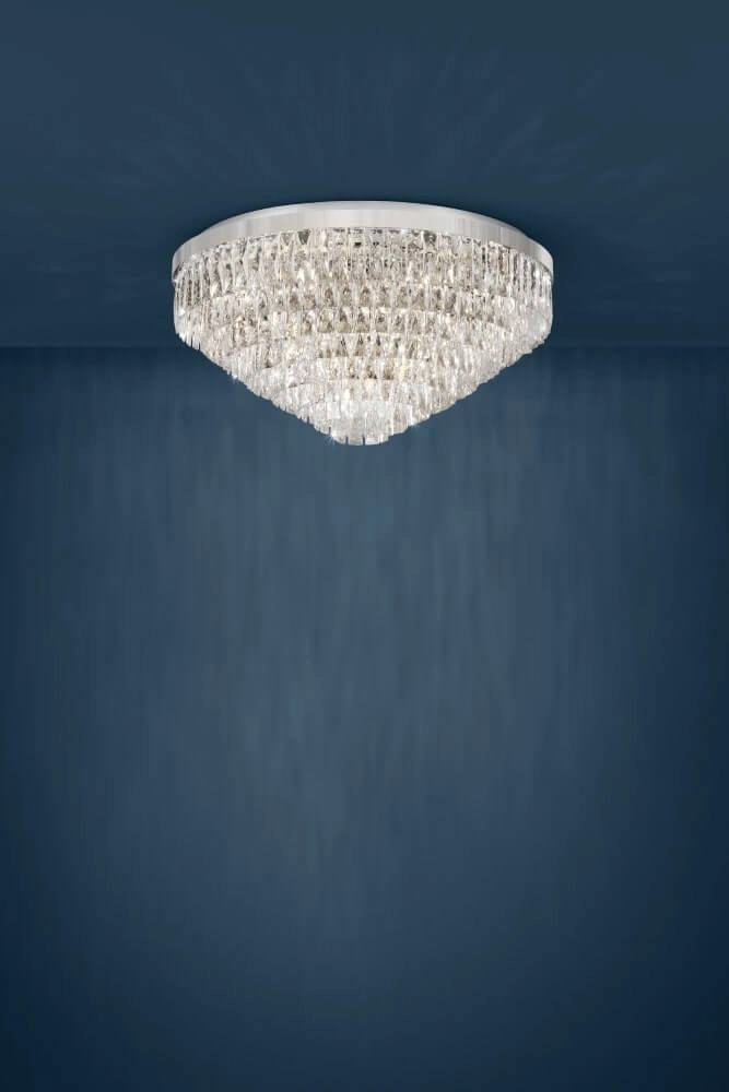 Ceiling chandelier Valparaiso 1 chrome Ø 78cm Stars of Light 9002759394929