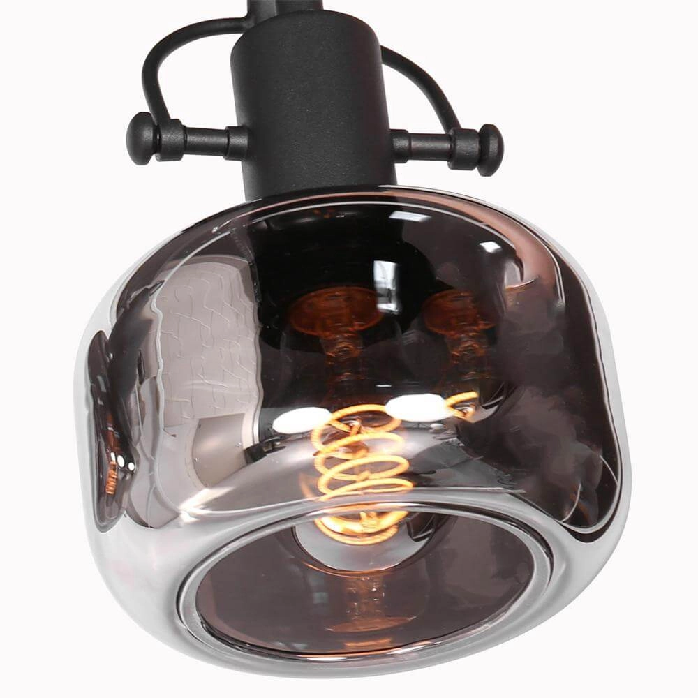 Double wall lamp Glaslic smoke glass Steinhauer 8712746174076