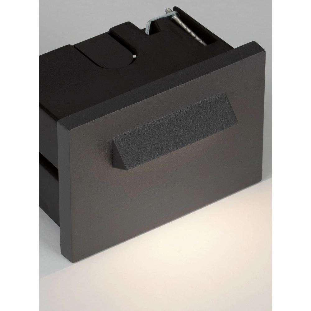 Recessed light Recto for wall dark grey Lyora 5212063504950