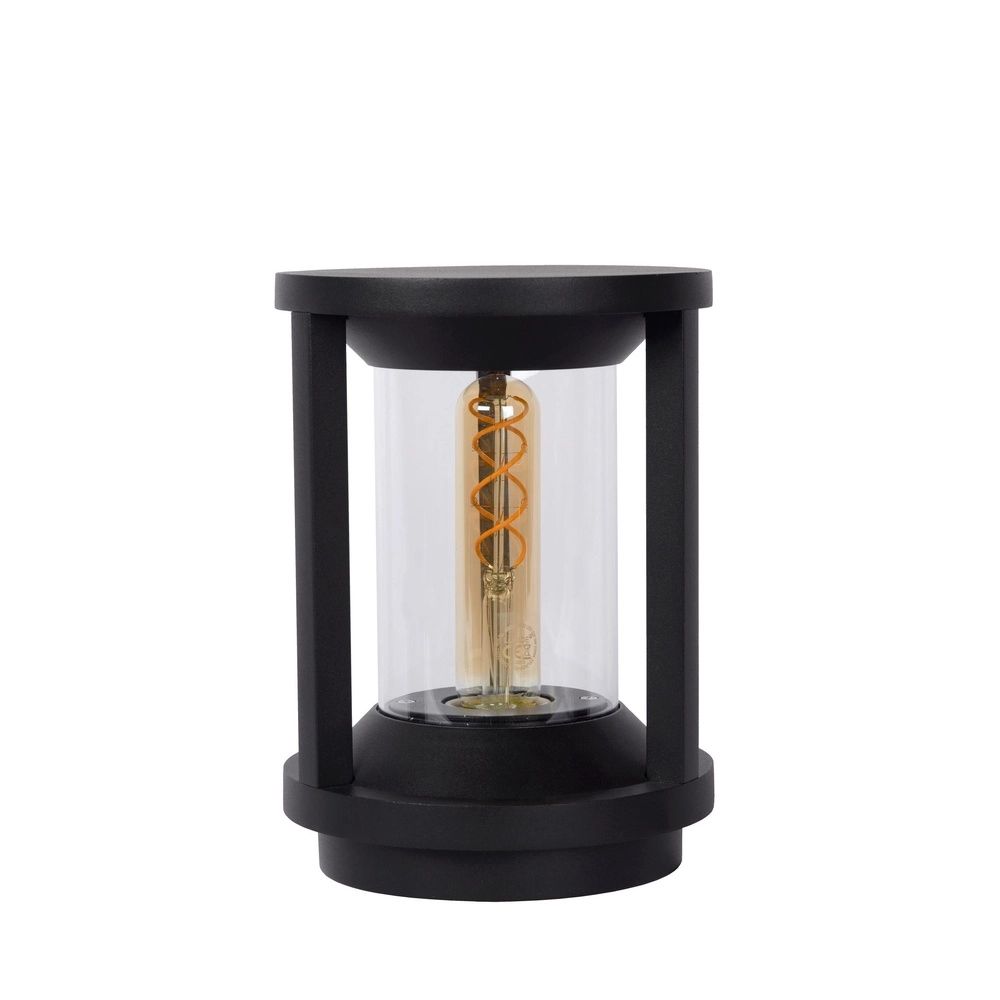 Pedestal lamp 22cm Cadix black IP65