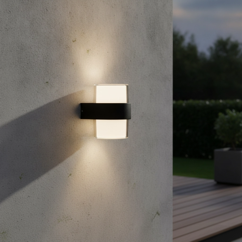 Design wall lamp Darf Double Black