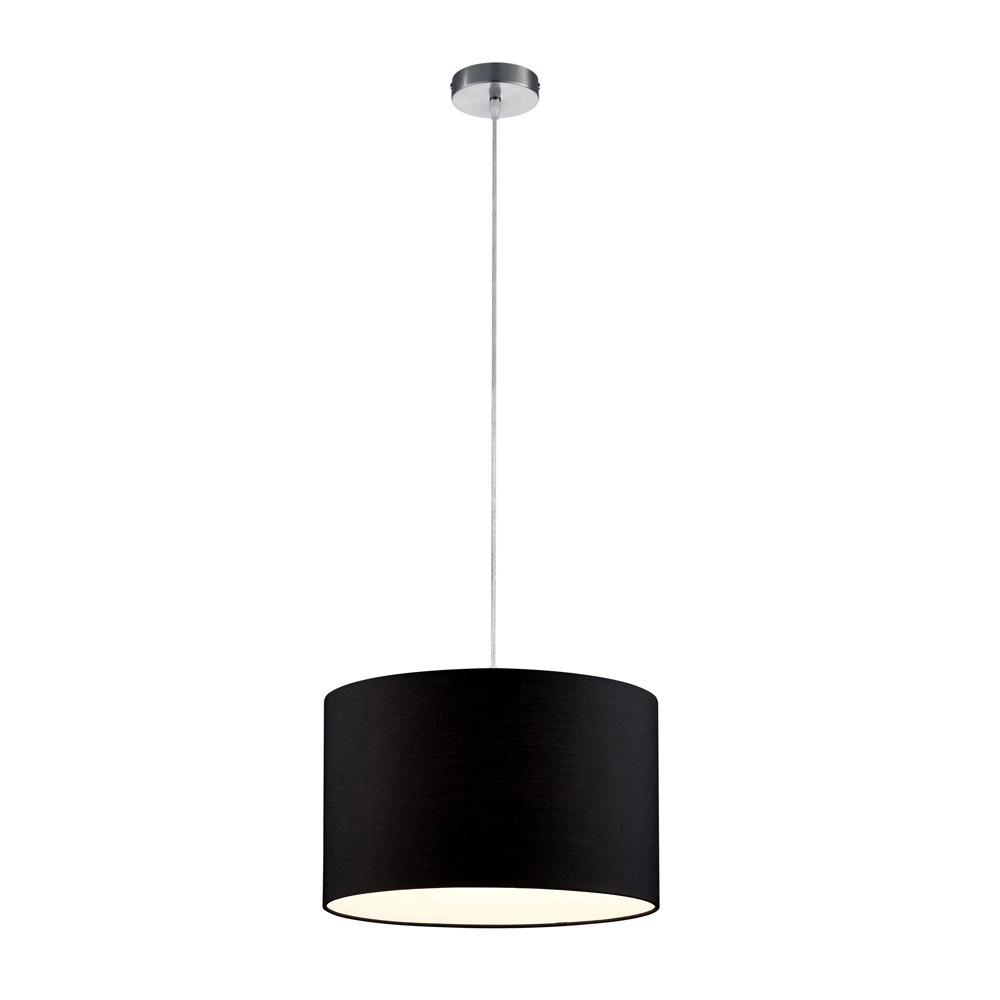 Design pendant lamp Series 4611 with black lampshade Trio 4017807288308