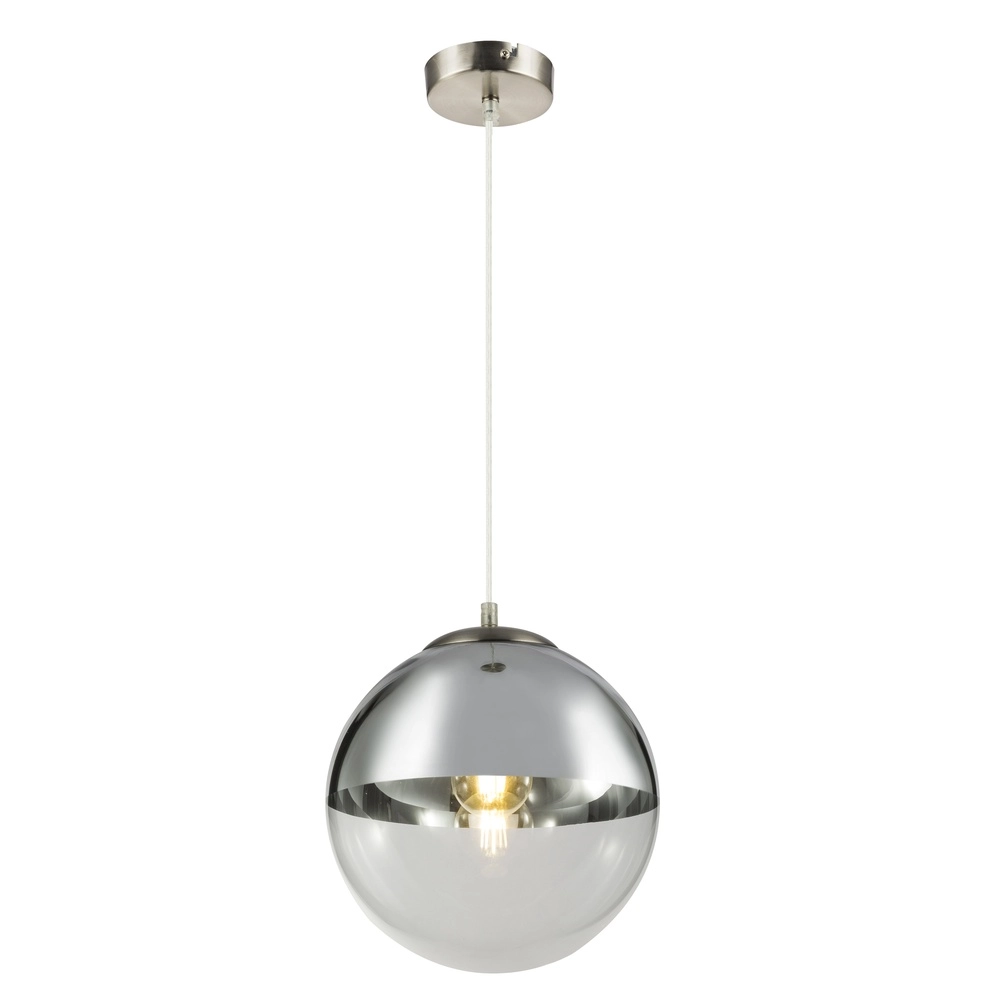 Pendant lamp Varus nickel Ø 25cm Globo 9007371374441