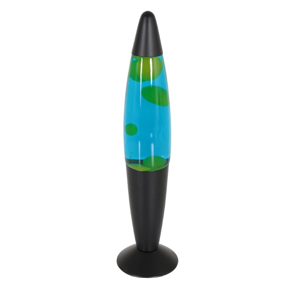 Black lava lamp Volcan bullet