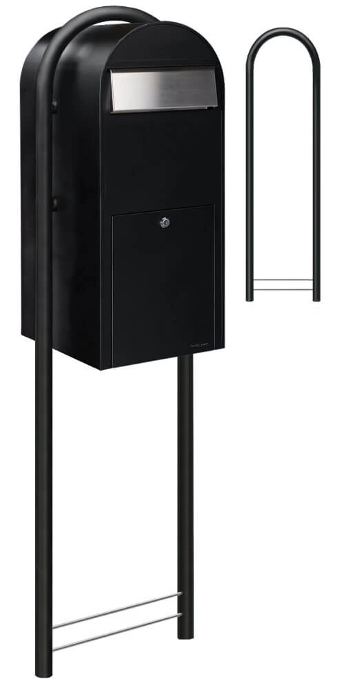 Mailbox Jumbo st9005 i Structure black Bobi 6417237026293