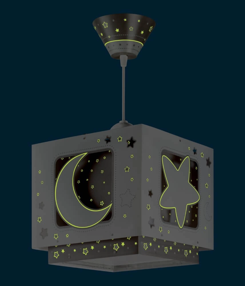 Children's room pendant lamp Moonlight grey Dalber 8420406002866
