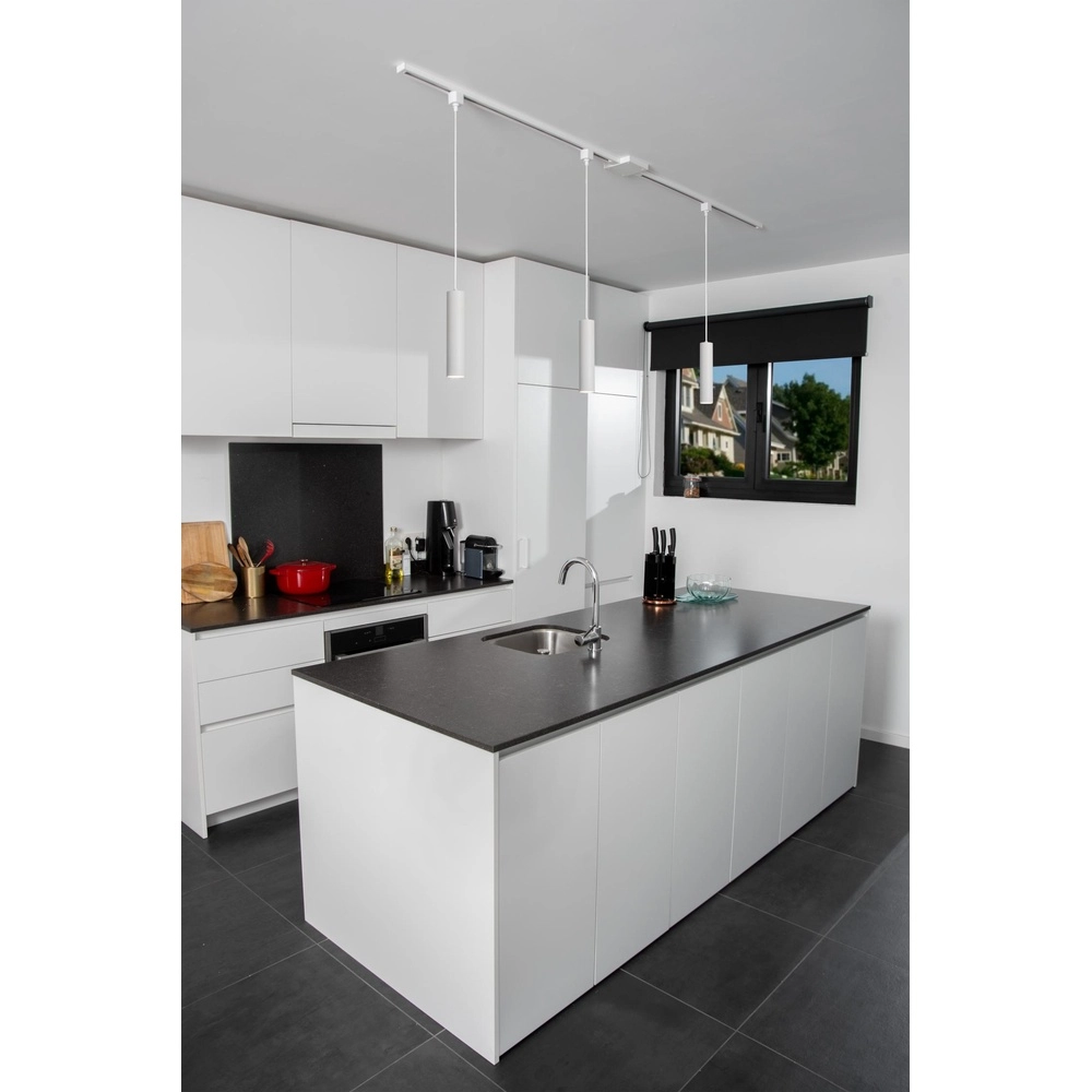 Rail pendant light Track Floris 1-phase white Lucide 5411212093875