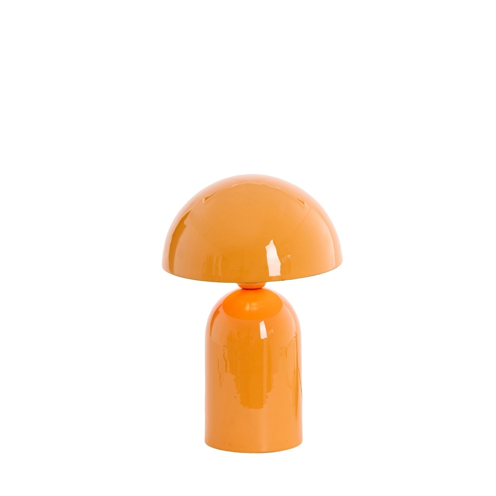 Mushroom table lamp Tolima gloss orange - Ø 23cm Light & Living 8717807807825