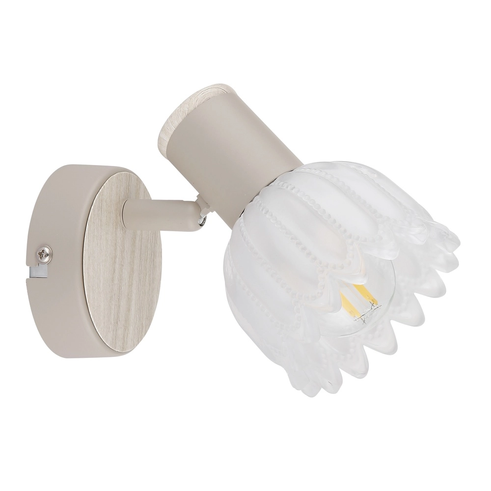 Wall spotlight Planta sand brown Globo 9007371566938