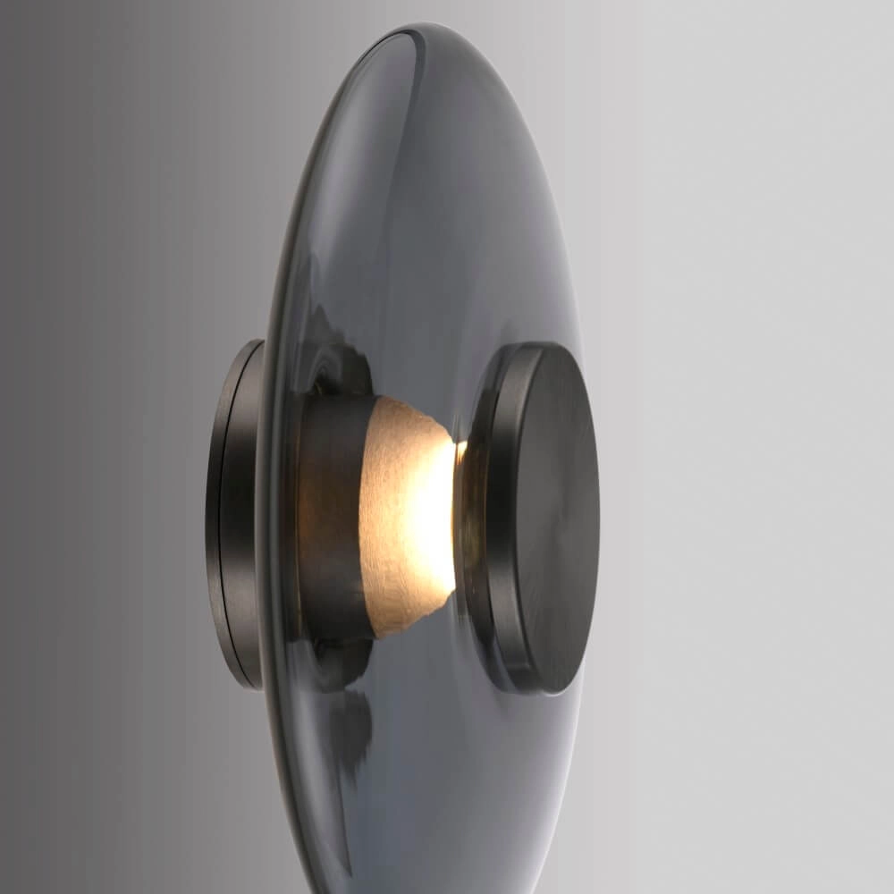 Design wall lamp Pure Vitrum gray Paul Neuhaus 4012248382622