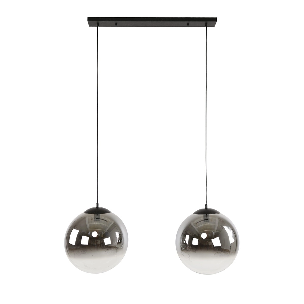 2L pendant lamp Bubble with silver fading glass Lyora 8716803511224