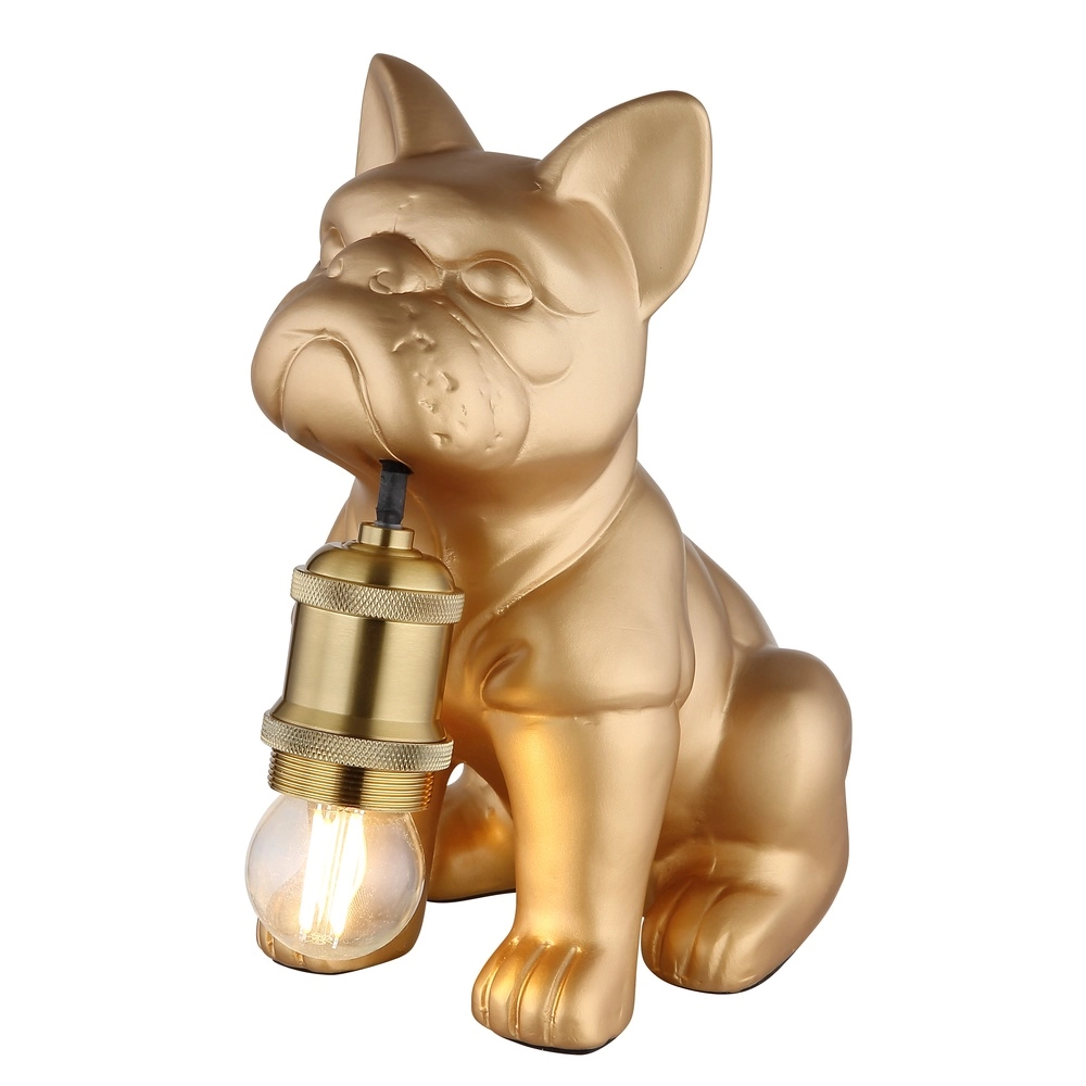 Table lamp Dogo dog gold