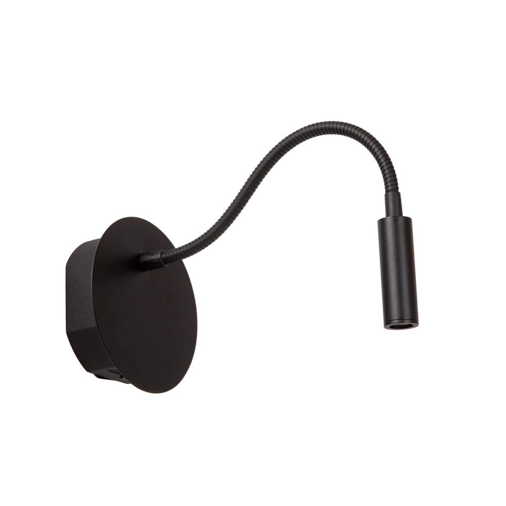 Rechargeable wall lamp Jolijn bedside lamp black