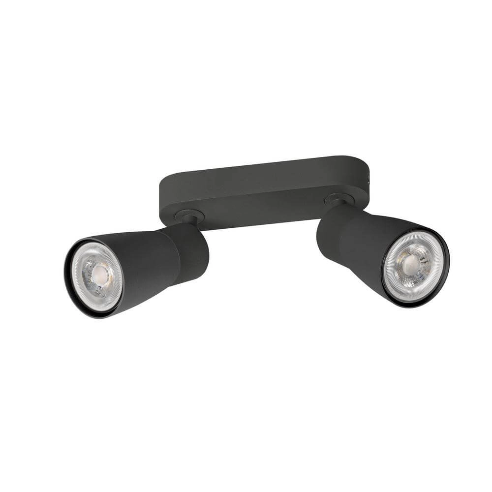 Double spot Puri 2.0 Dome black SLV 4024163293570