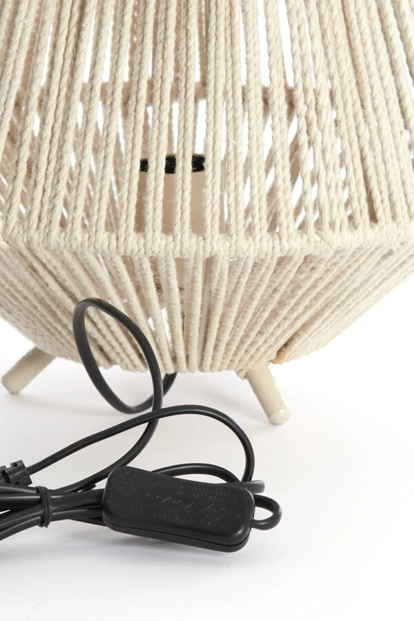 Table lamp japandi Felida Ø 28cm cream Light & Living 8717807711900
