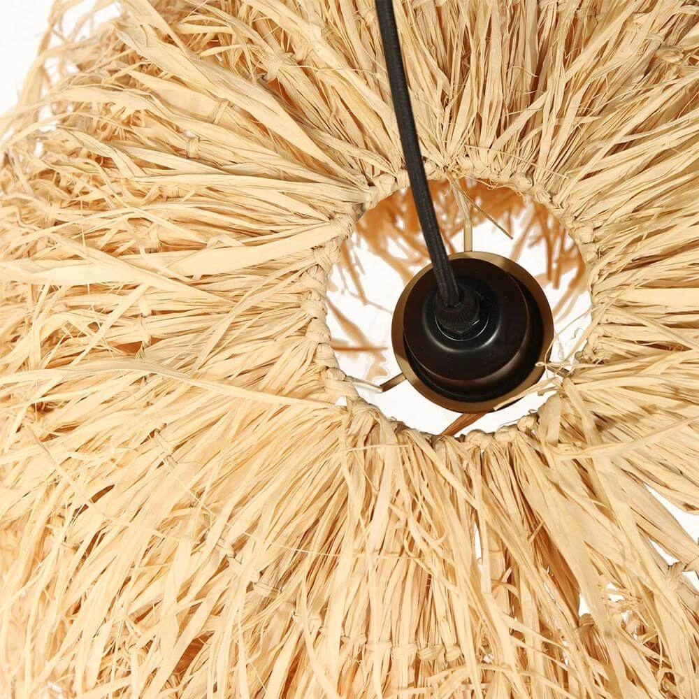Pendant lamp Grass straw-coloured Steinhauer 8712746173482