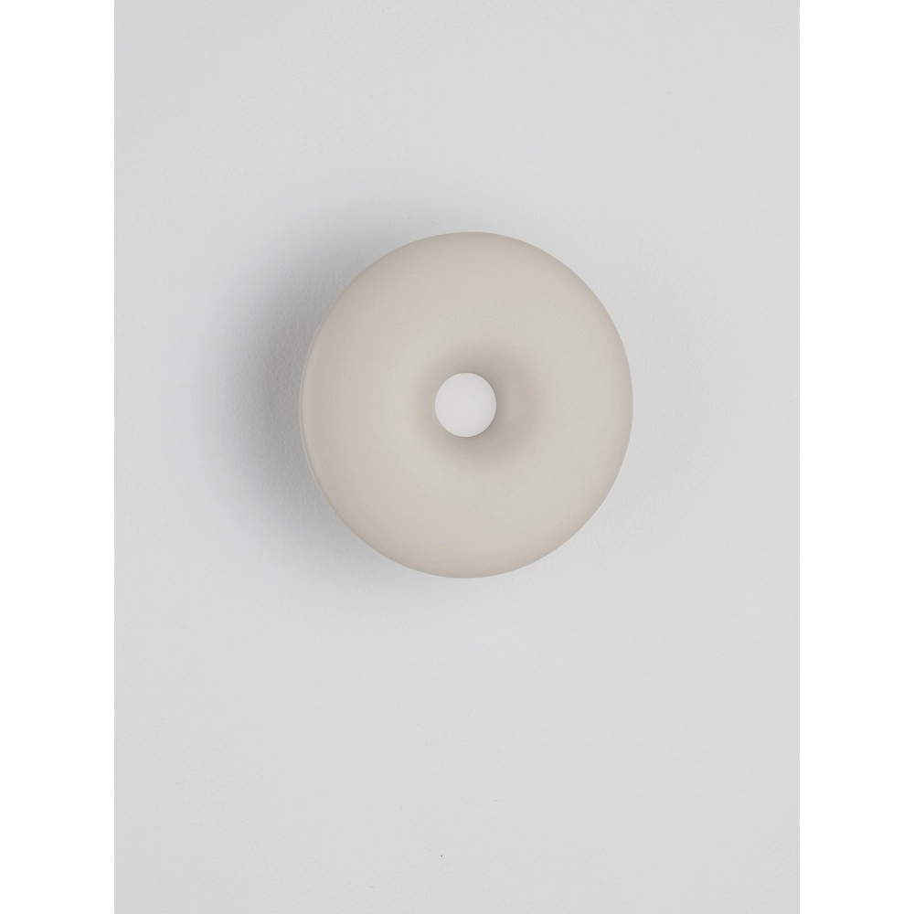 Unique wall lamp Splash round sand brown Lyora 5212017497222