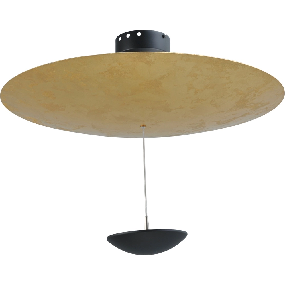 Ceiling lamp Zyan black with gold Ø 60cm