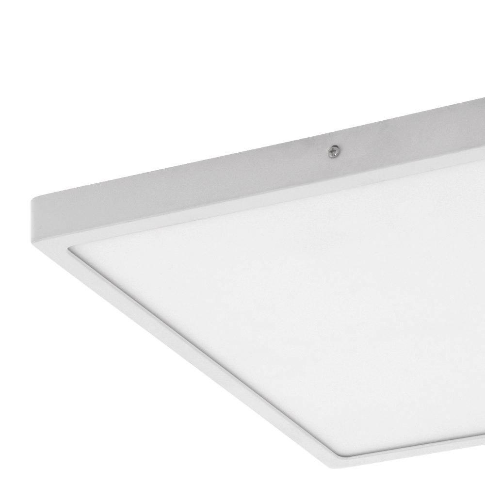 Ceiling lamp square Fueva 1 40cm - 3000K white Eglo 9002759972646