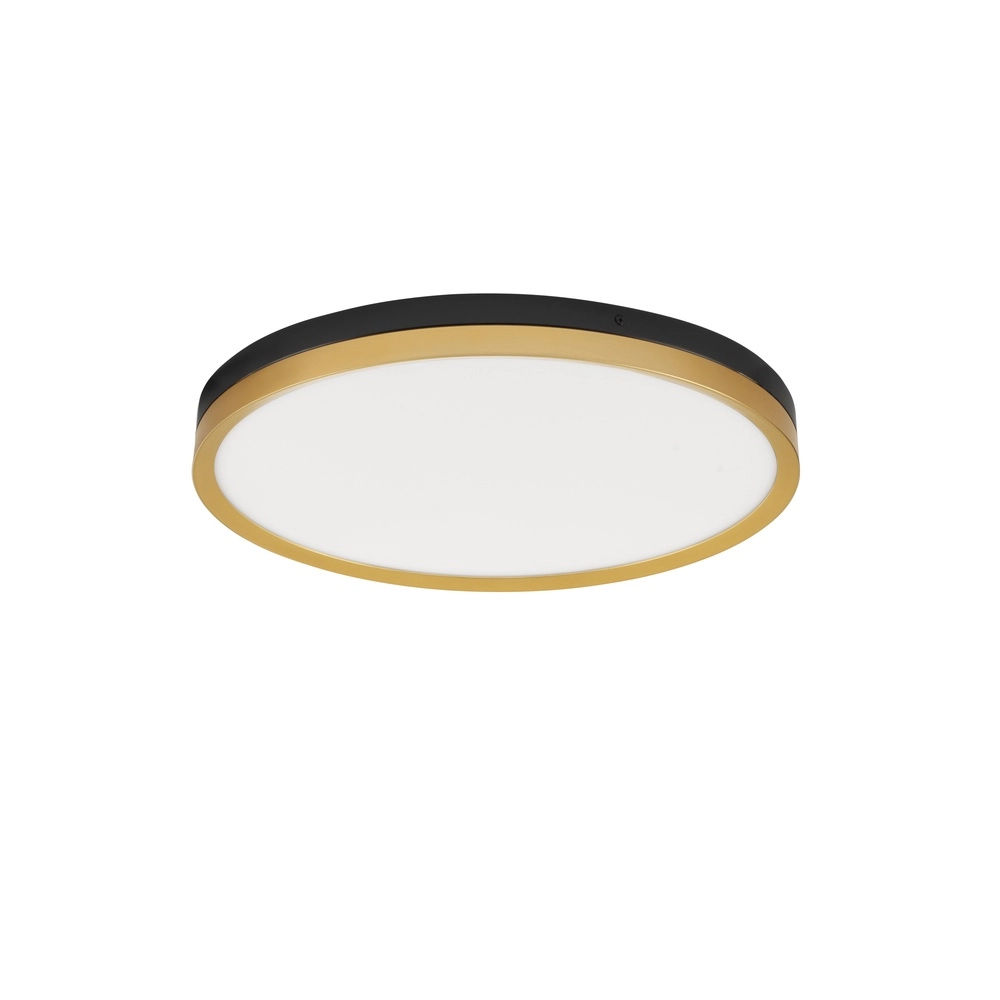 Ceiling light Cantria black with gold Ø 50cm Lyora 5212017439840