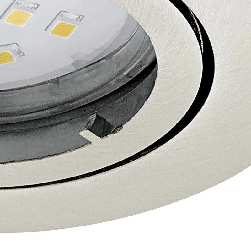 Recessed spotlight Tedo 8cm nickel matt Eglo 9002759316884
