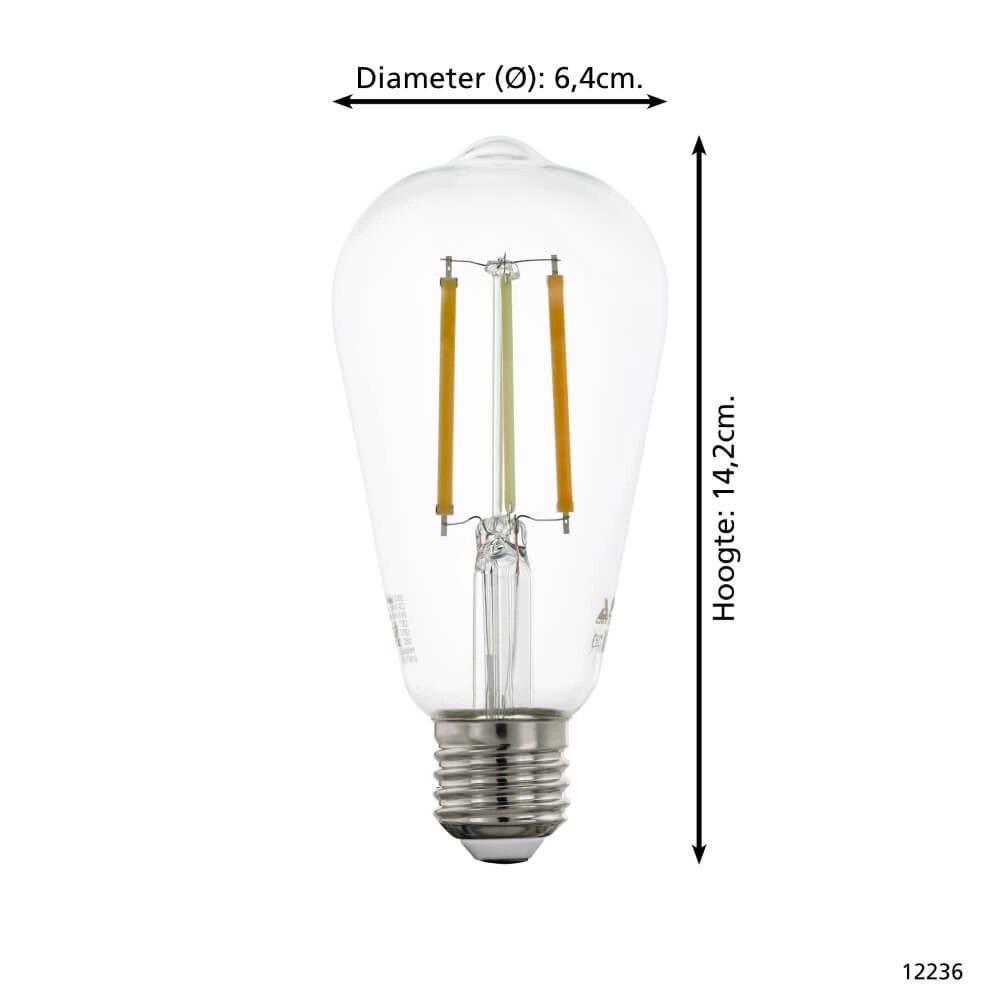 LED lamp bulb Zigbee - E27 - 6 watt - 2200-6500K - ST64 Eglo 9002759122362