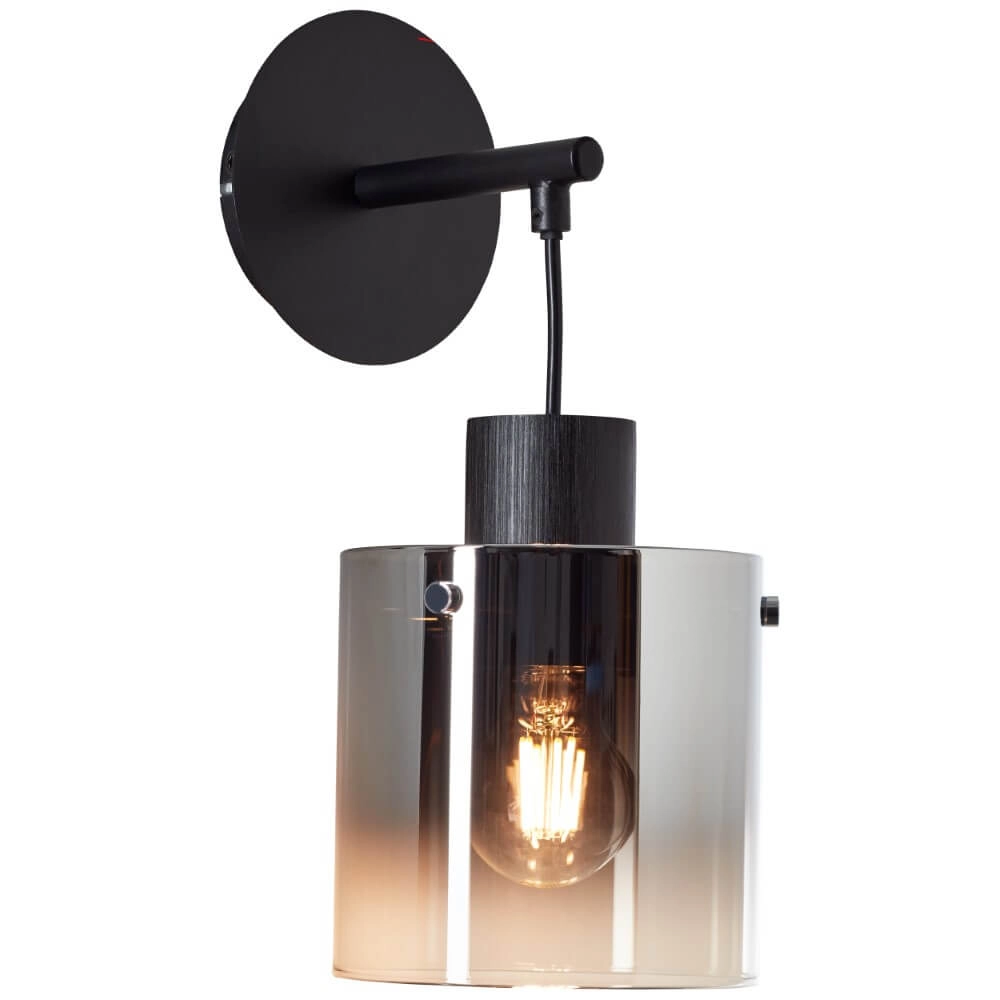 Black wall lamp Simonis