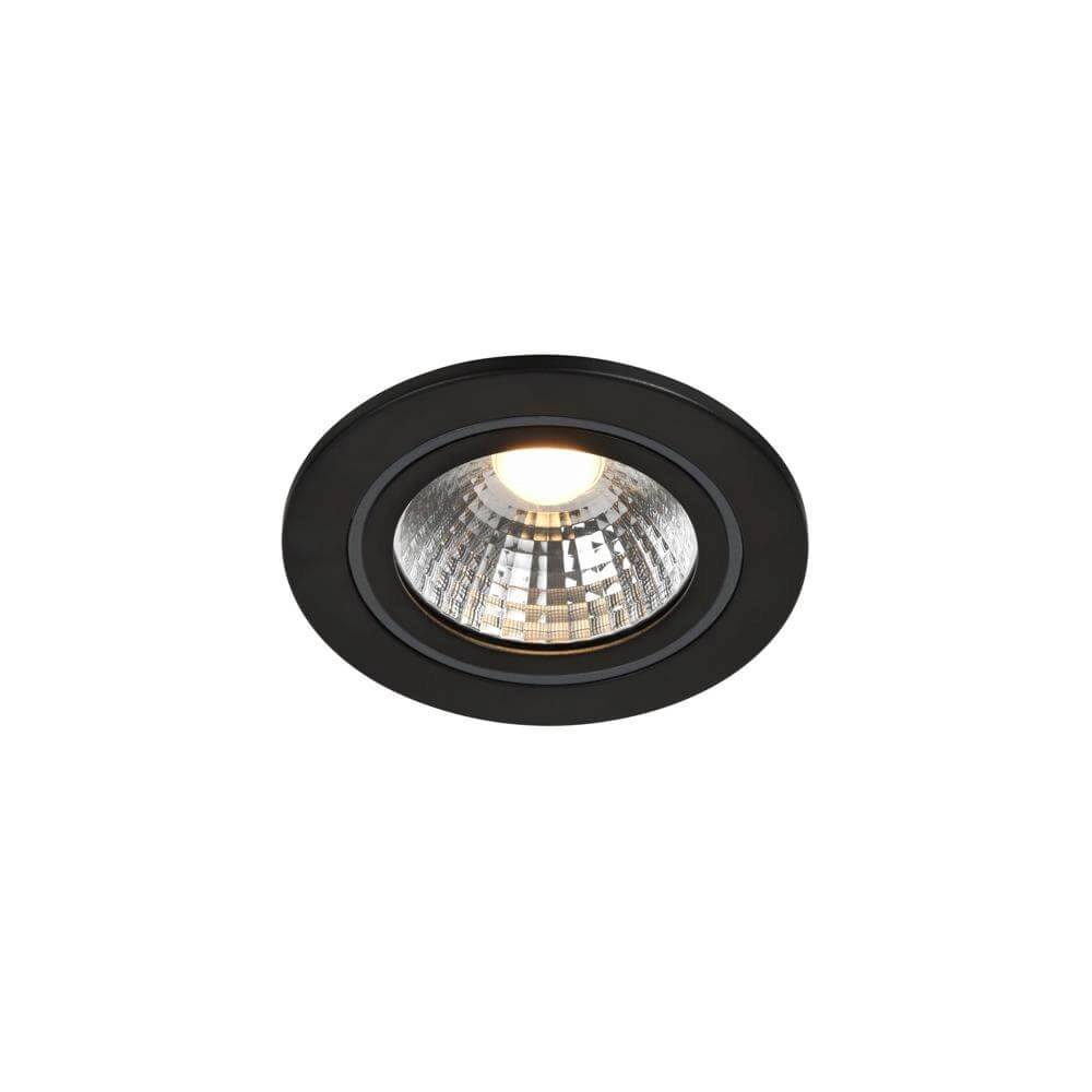Round recessed spotlight Alec black Nordlux 5704924006968