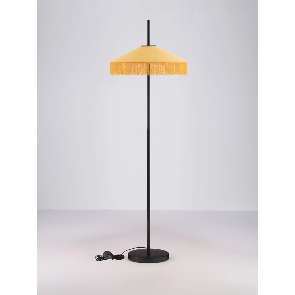 Tiffany Floor Lamp Velvy yellow Lyora 5212017493811
