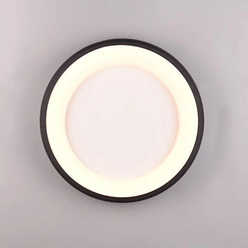 Led ceiling light Cardona black - Ø 45cm Trio 4017807613902