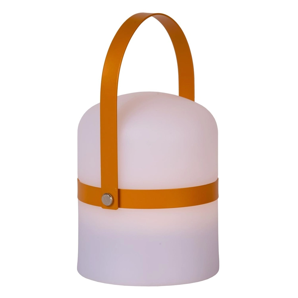 Rechargeable table lamp Little Joe orange Lucide 5411212061430