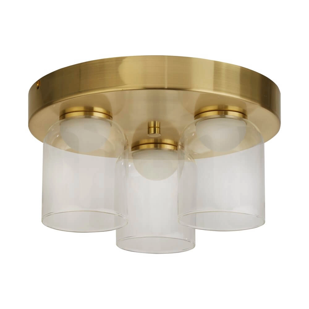 Bathroom ceiling light Highball brass Searchlight 5053423267623