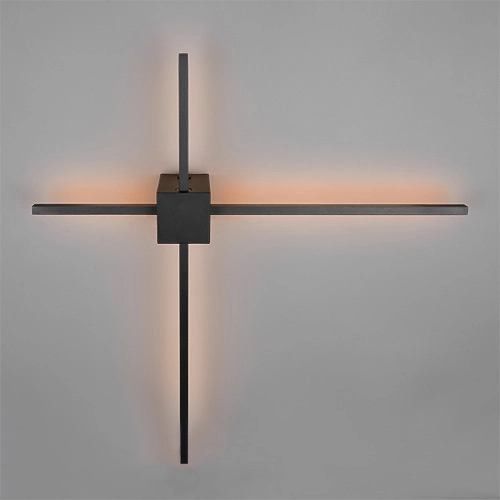 Modern wall lamp Cassino black 67.5cm Trio 4017807683202