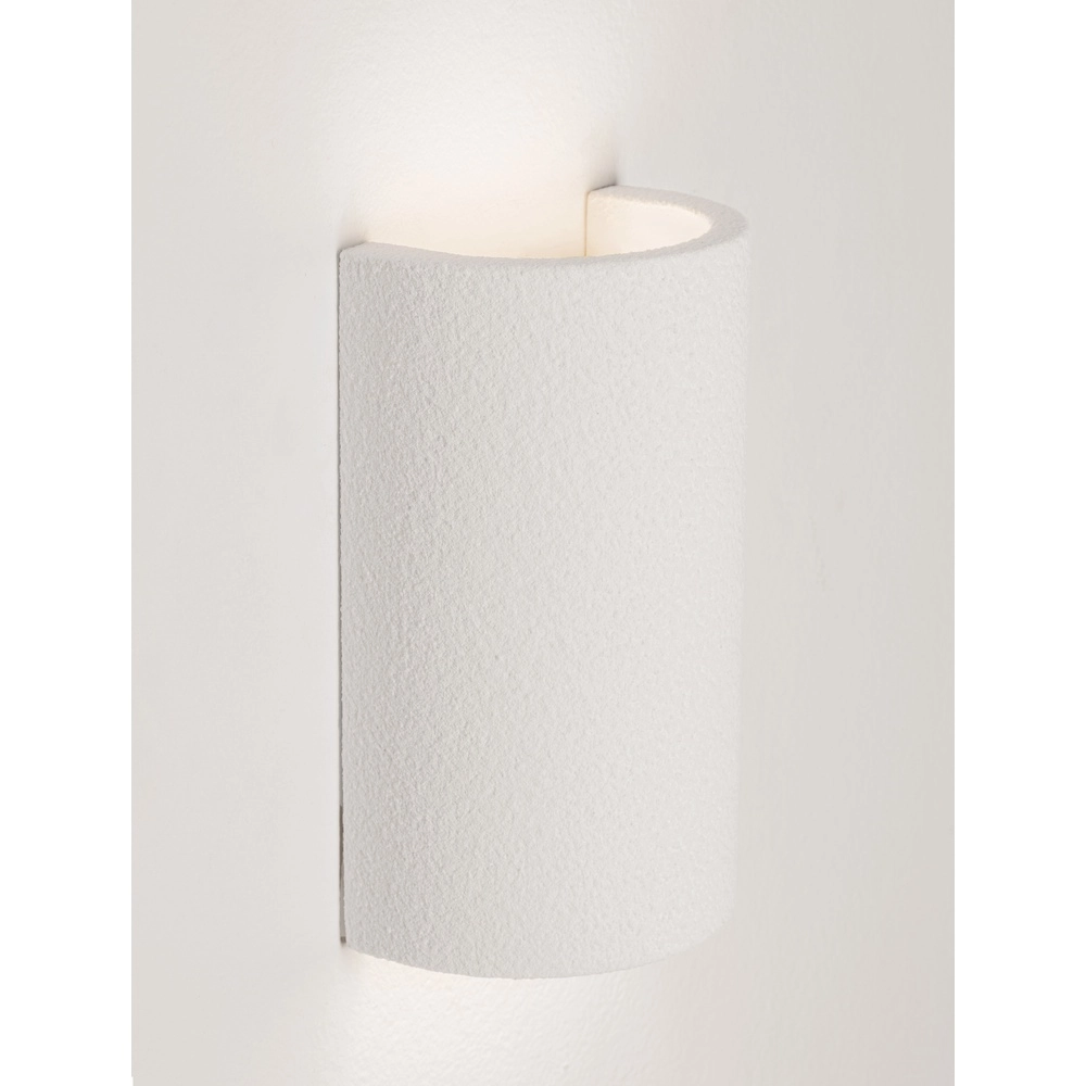 Round wall lamp Luz white
