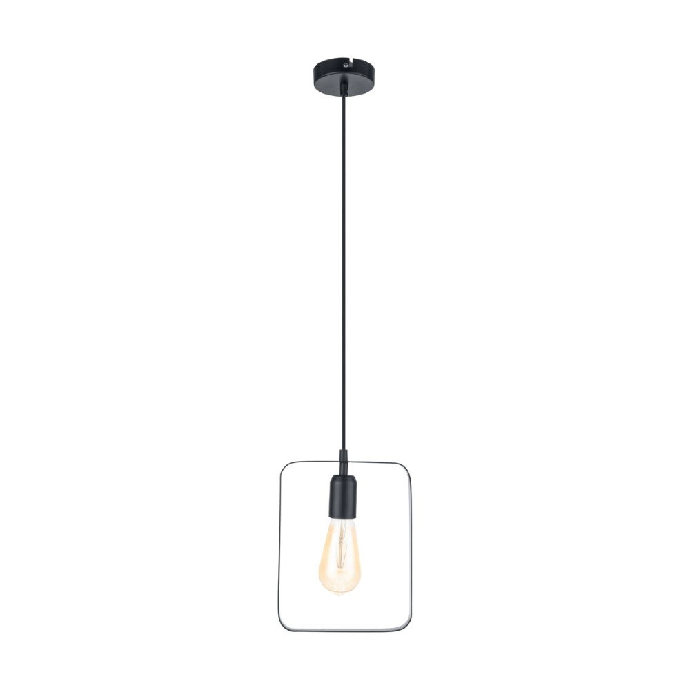 Pendant lamp Bedington Square black Eglo 9002759497767