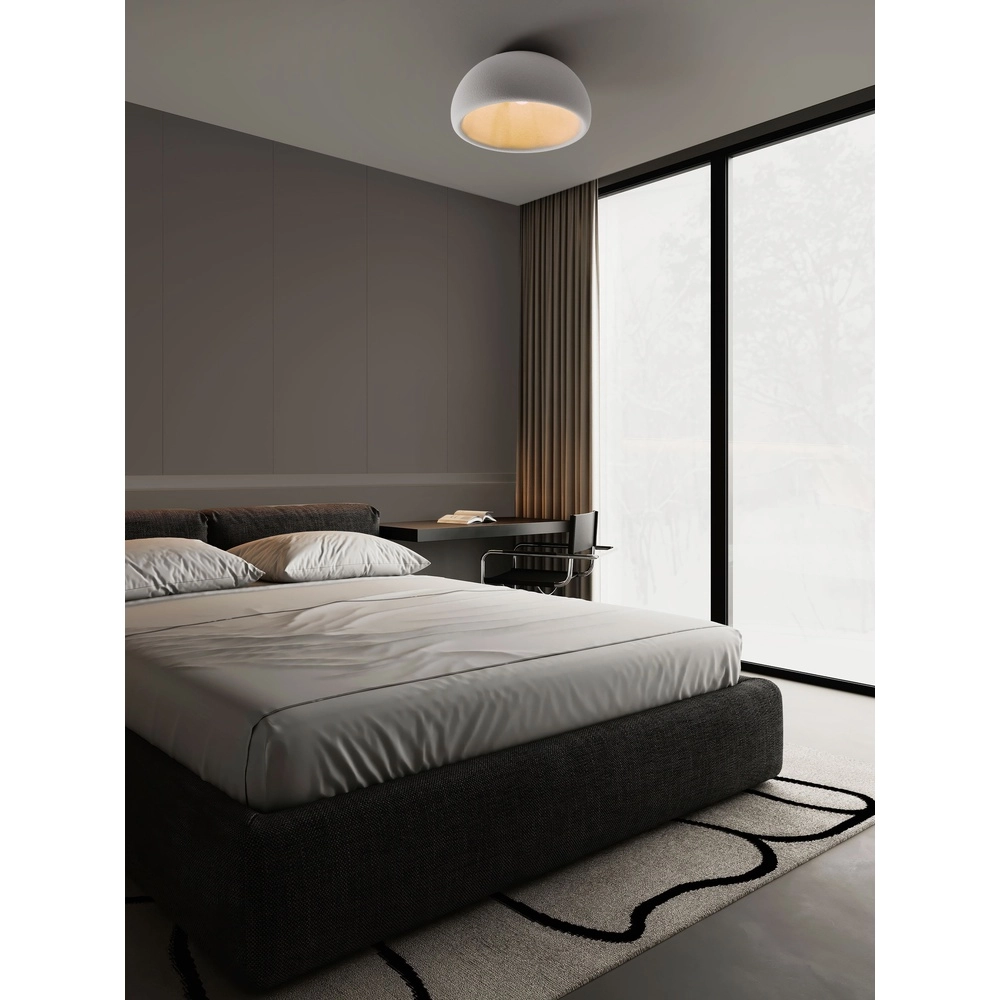 Modern ceiling lamp Davo grey Ø 50cm