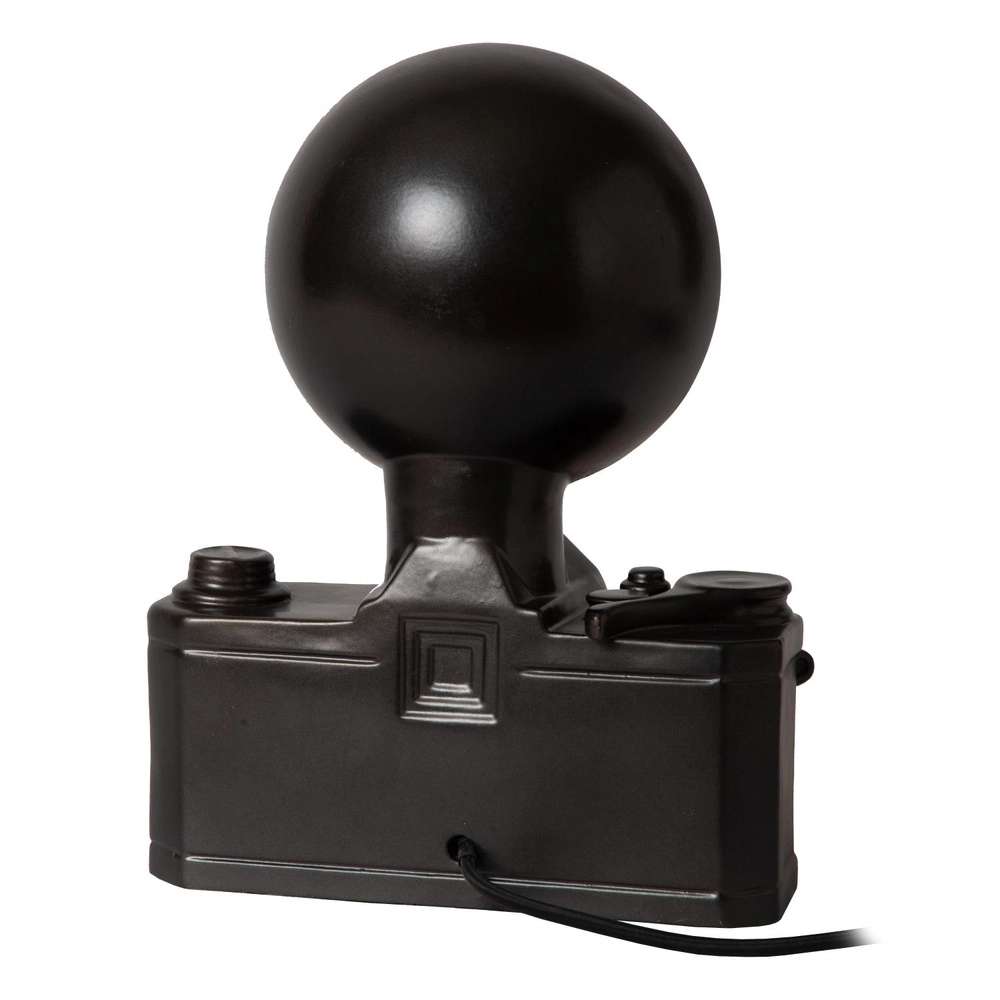 Nostalgic table lamp Extravaganza Camera black with gold Lucide 5411212345769