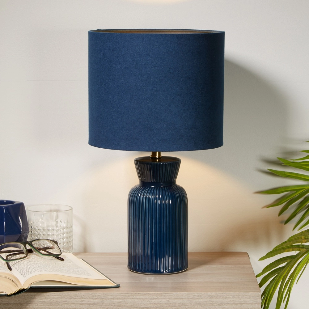 Table lamp Tia blue Searchlight 5053423311258