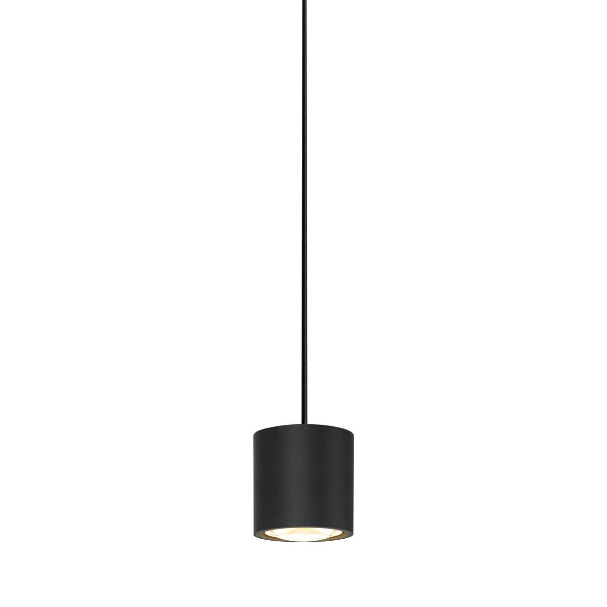 LED hanging lamp Oculus 9cm black