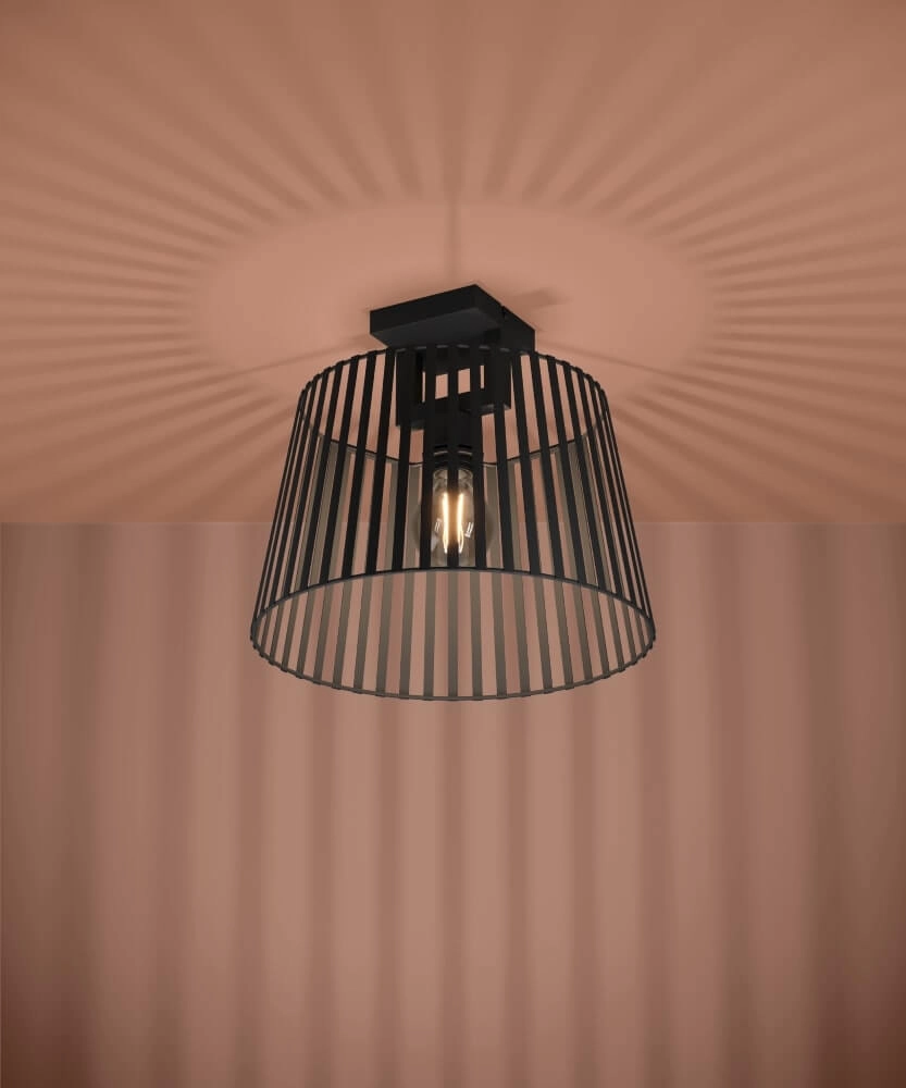 Black ceiling lamp Bogota Stars of Light 9008606220731
