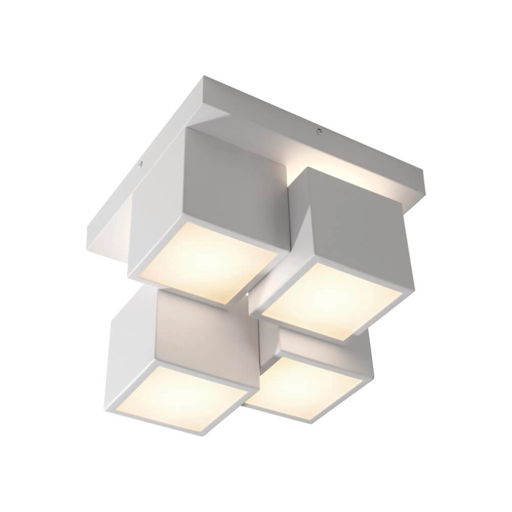 White ceiling lamp Tetris white Just Light 4043689004545