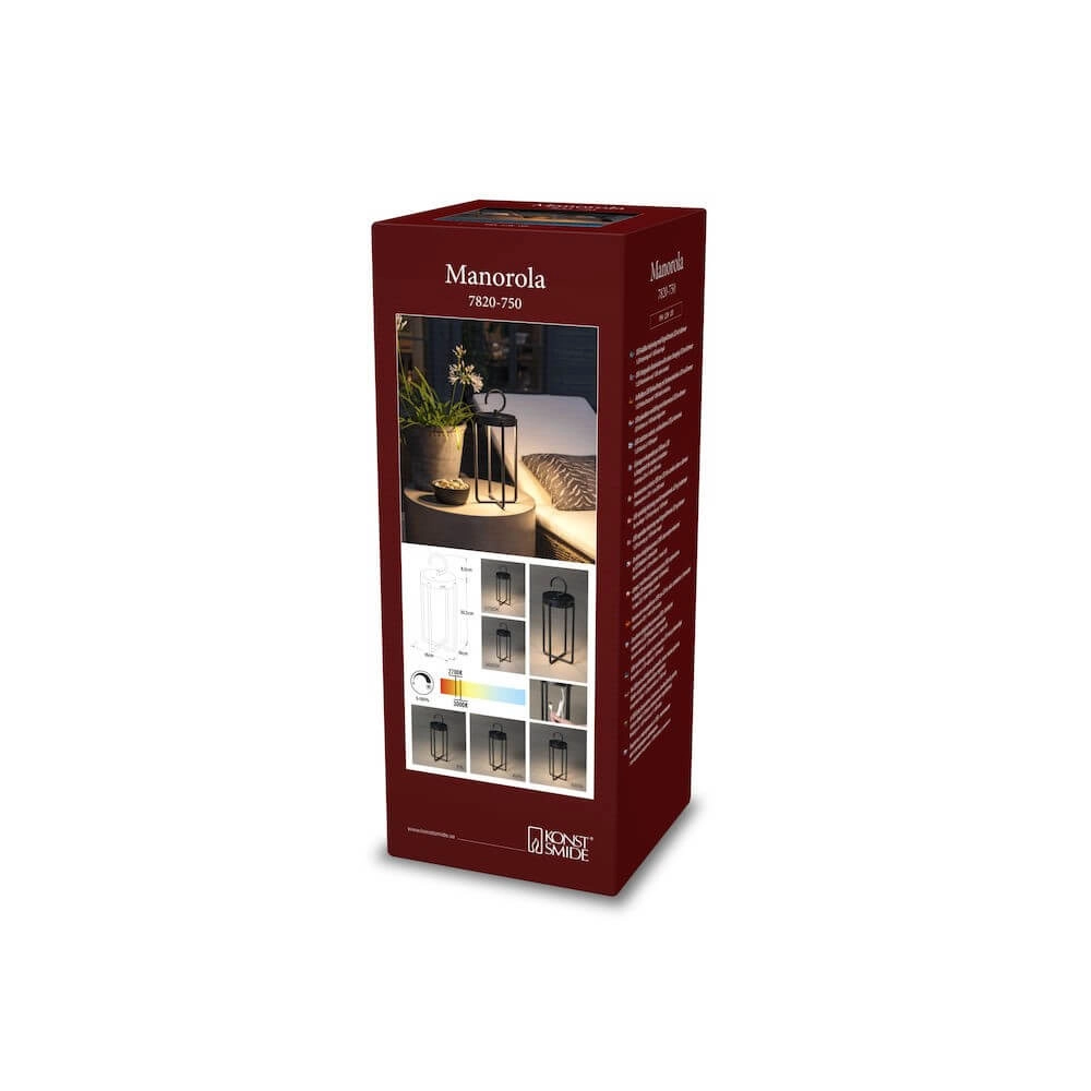 Rechargeable outdoor lamp Manorola KonstSmide 7318307820751