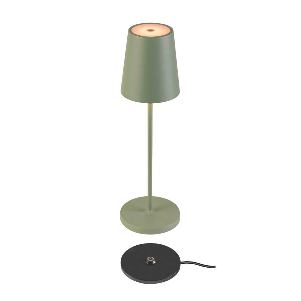 Outdoor table lamp Vinolina Two Green - Rechargeable SLV 4024163288293