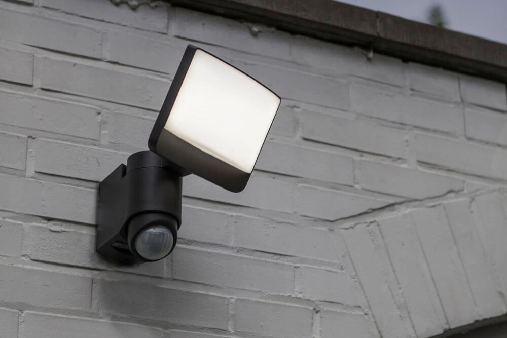 Solar wall lamp Sunshine L anthracite Lutec 6939412046617