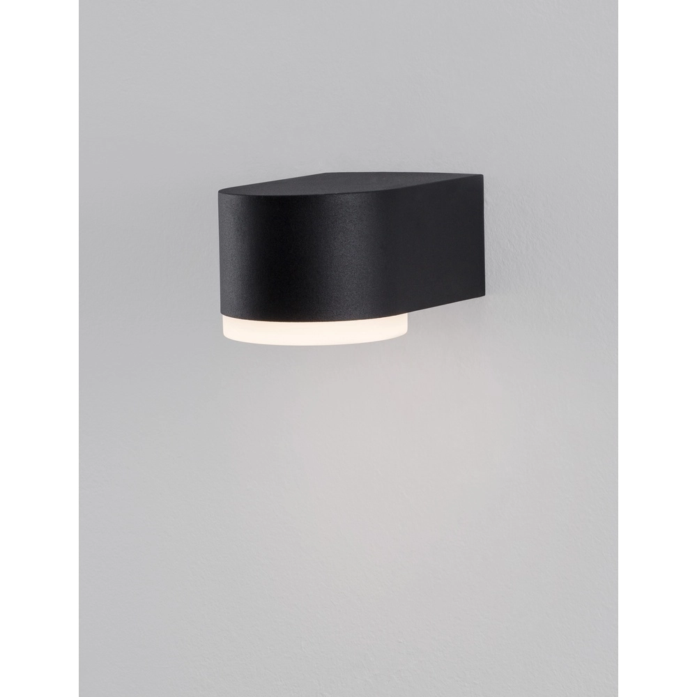 Sleek wall lamp Nus black single Lyora 5212017425942