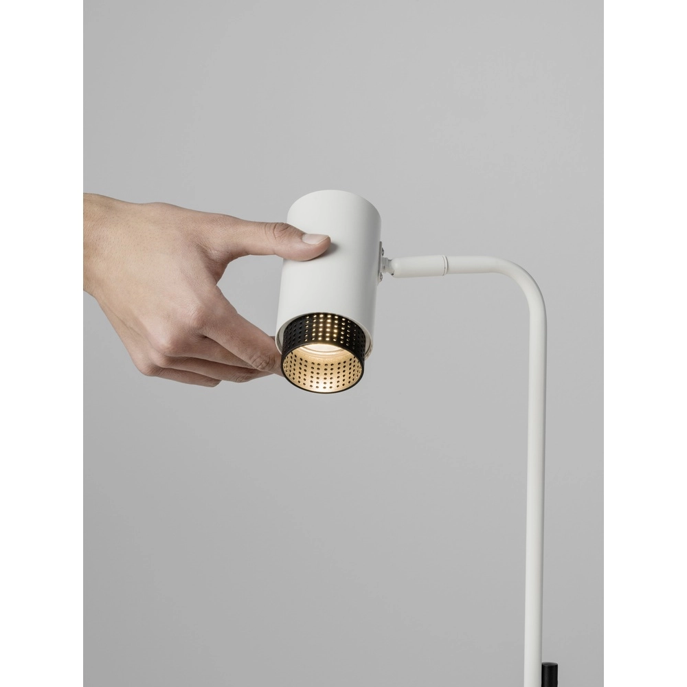 Desk lamp Nessi white with black Lyora 5212017475190