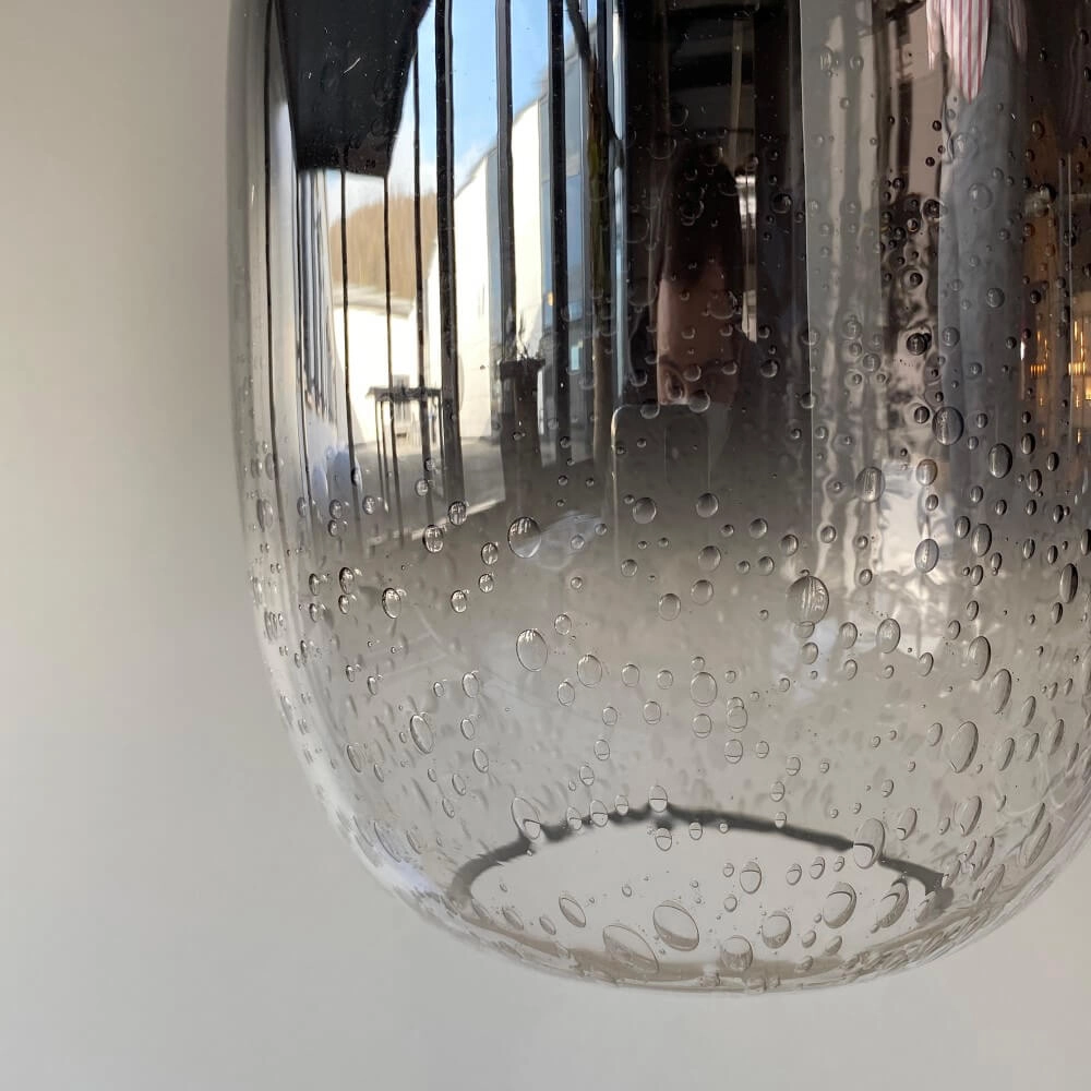 Smoke glass hanging lamp Trace Fischer & Honsel 4003694607131