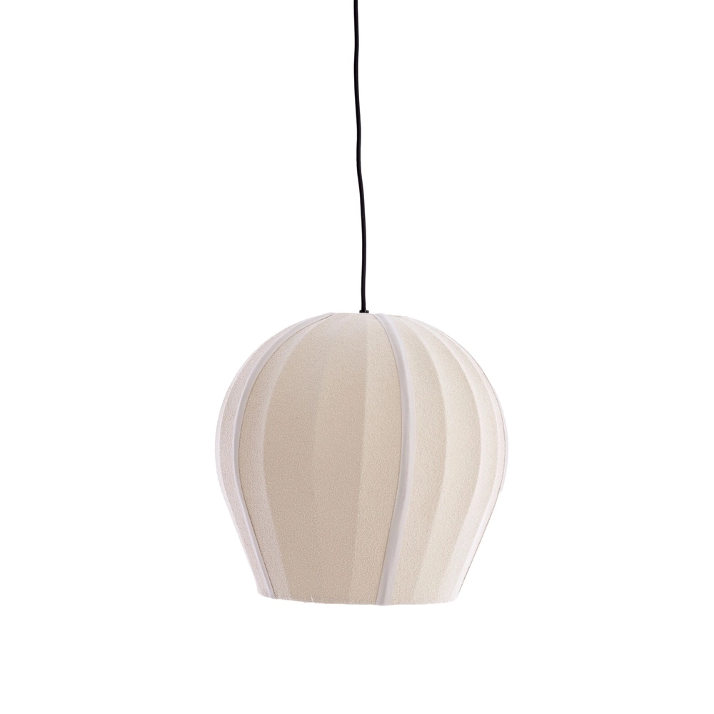 Bouclé pendant lamp Zagori Ø 35cm - sand